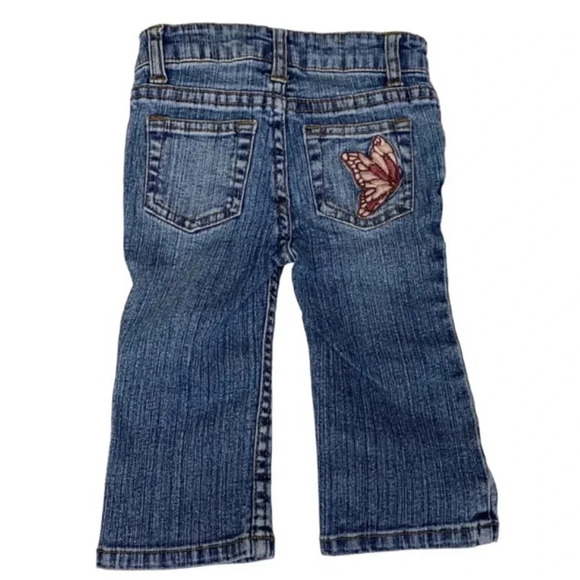 RUGGED BEAR CHEROKEE GUC GIRLS BOUTIQUE PANTS BOTTOMS DENIM JEANS PURPLE SIZE 3 - Picture 10 of 13